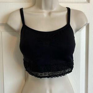 Torrid Size 0 Black Lace Strappy Bralette